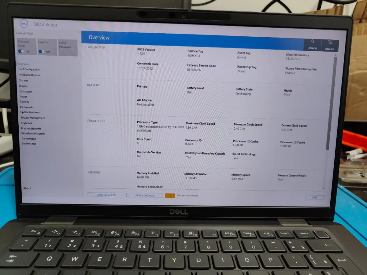 Notebook Dell Latitude 7420 Core i7 11th 16gb ram 256gb ssd - Imagem 2