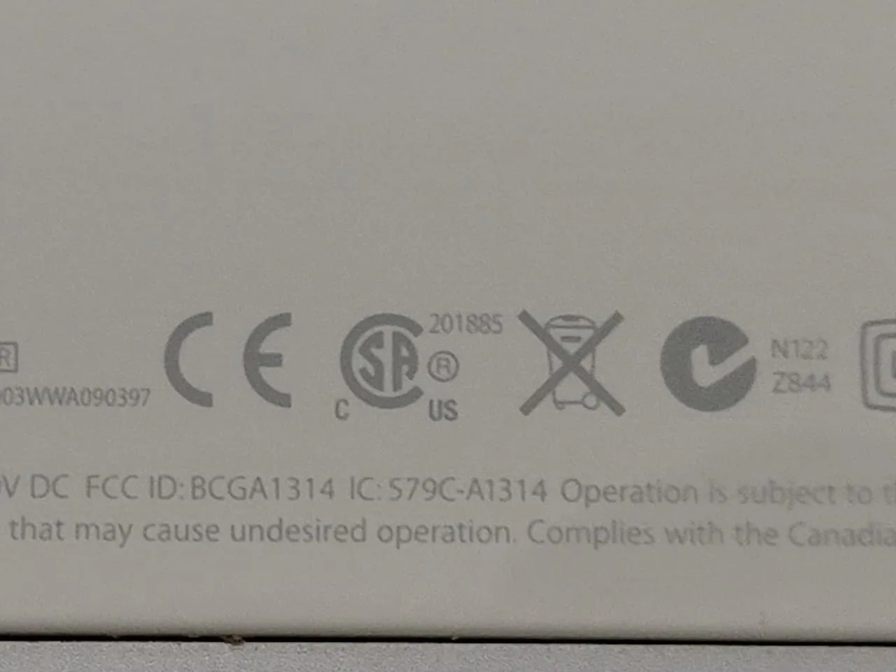 Teclado Sem Fio Original Apple Wireless A1314 - Imagem 6